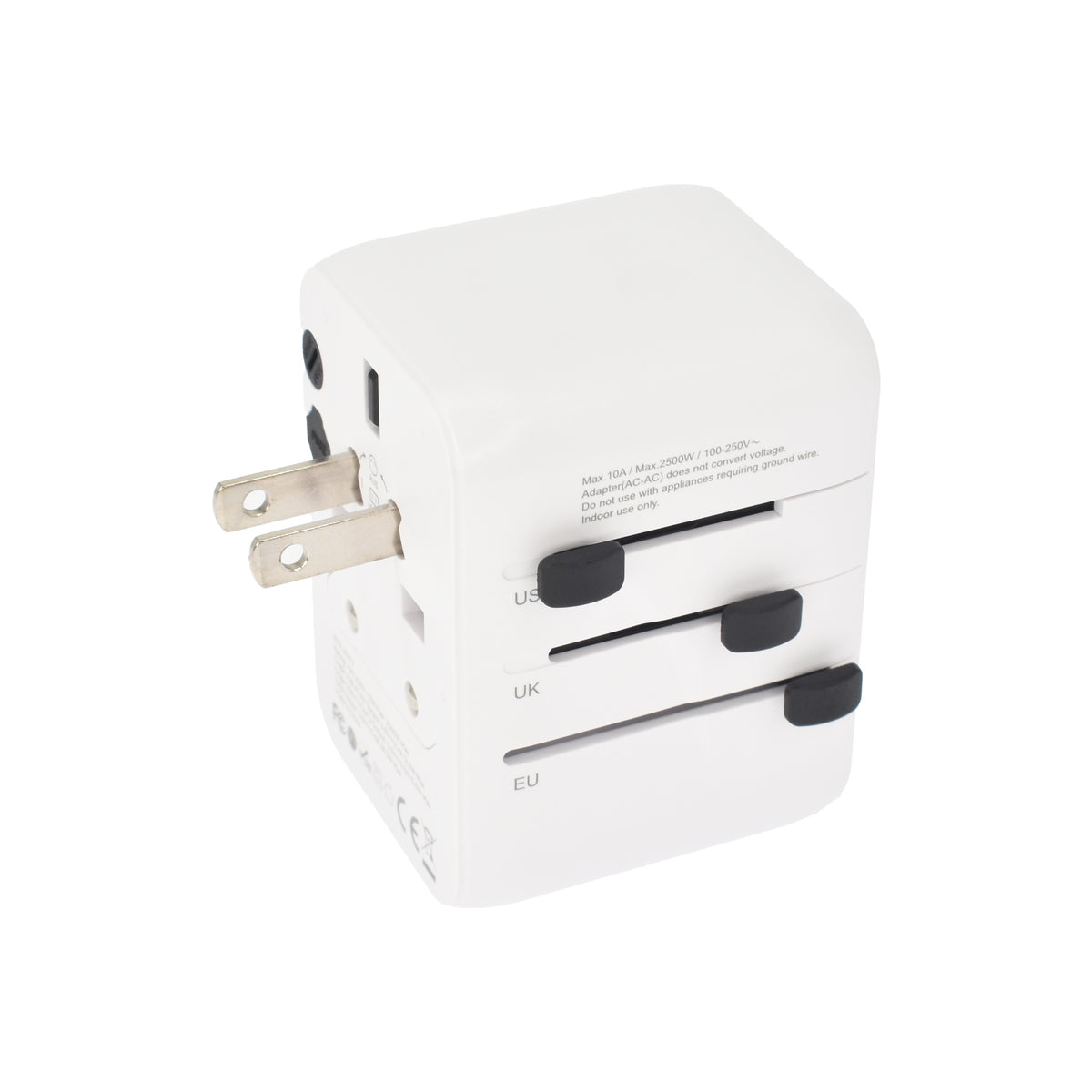 Dviced Universal travel adapter 28W - White