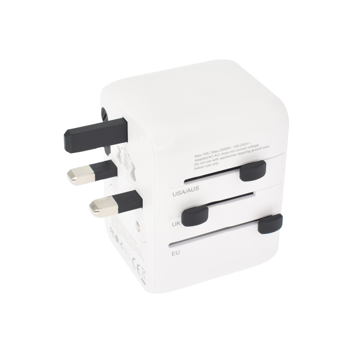 Dviced Universal travel adapter 28W - White