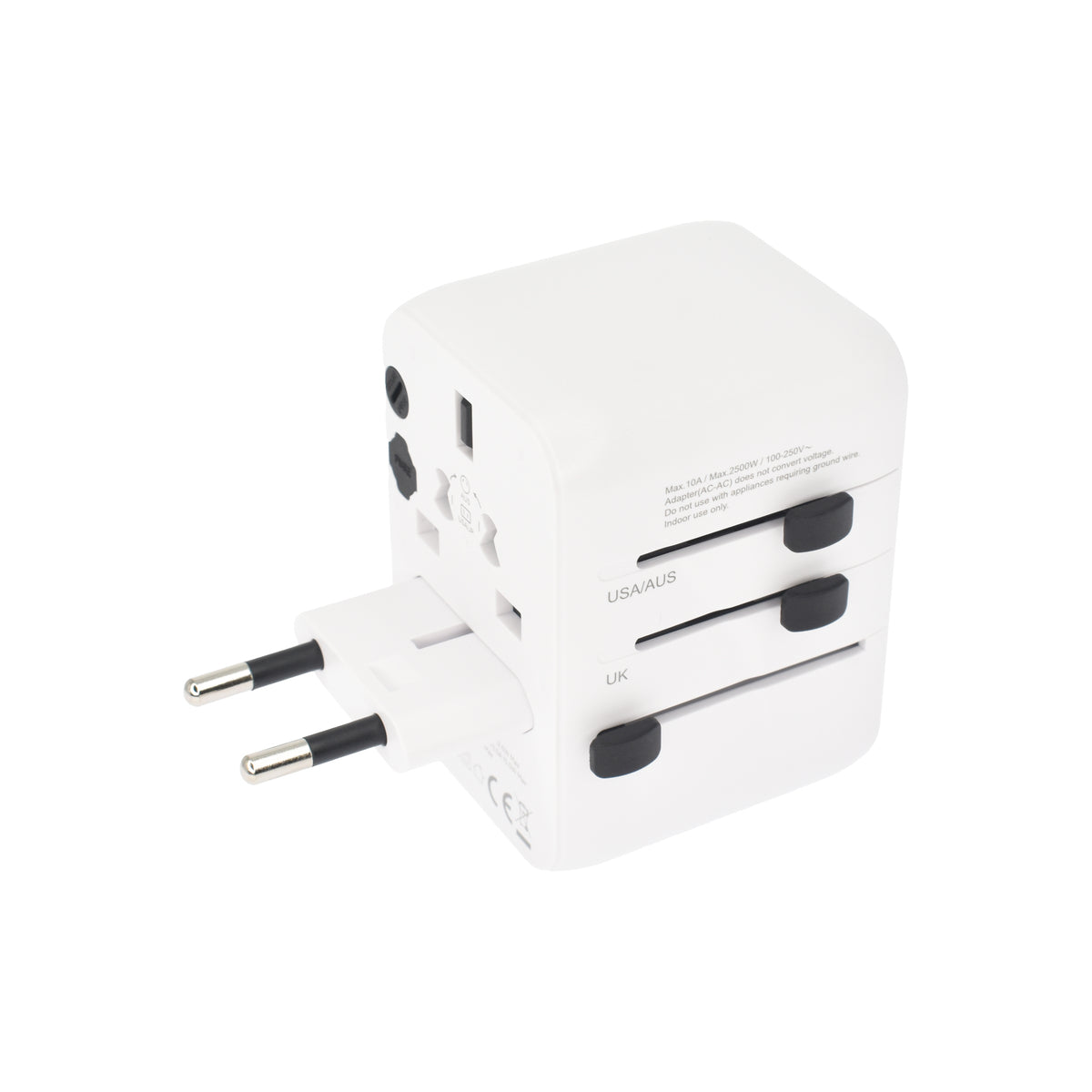 Dviced Universal travel adapter 28W - White