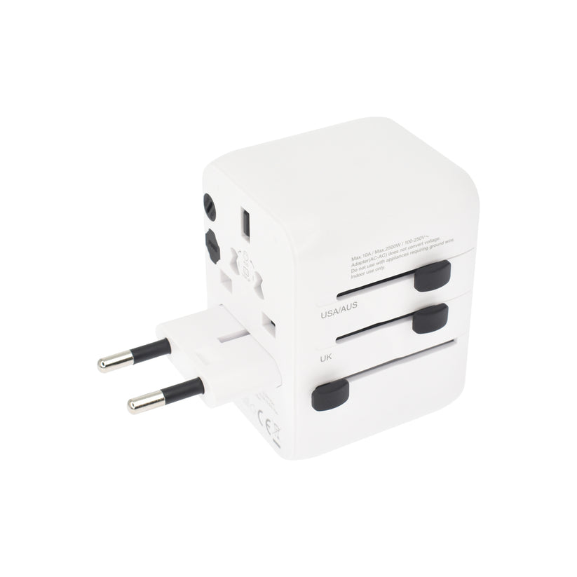 Dviced Universal travel adapter 28W - White