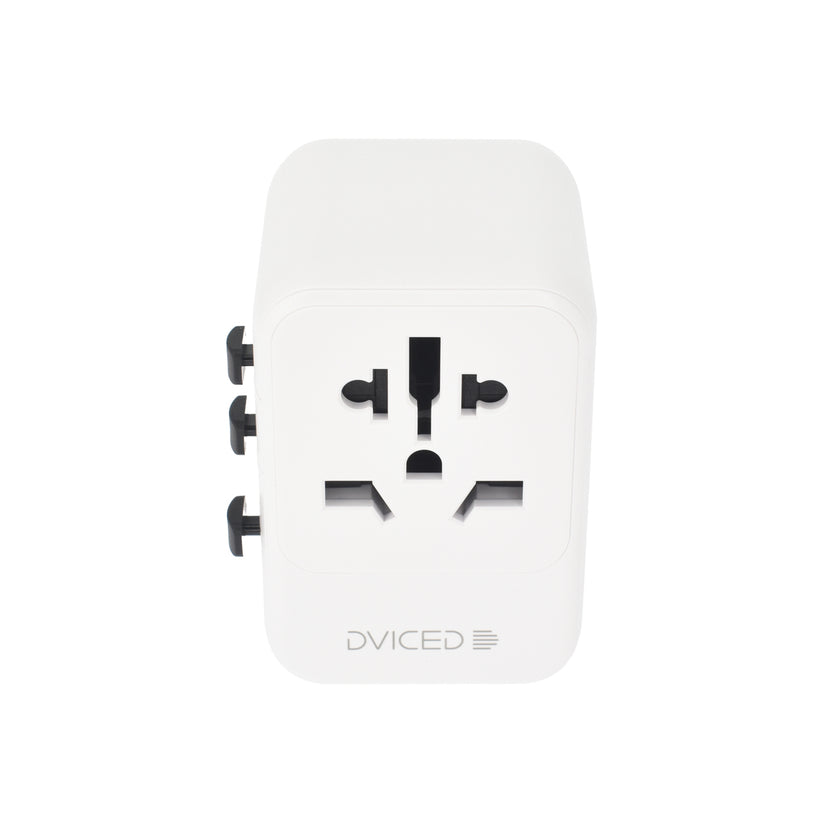 Dviced Universal travel adapter 28W - White