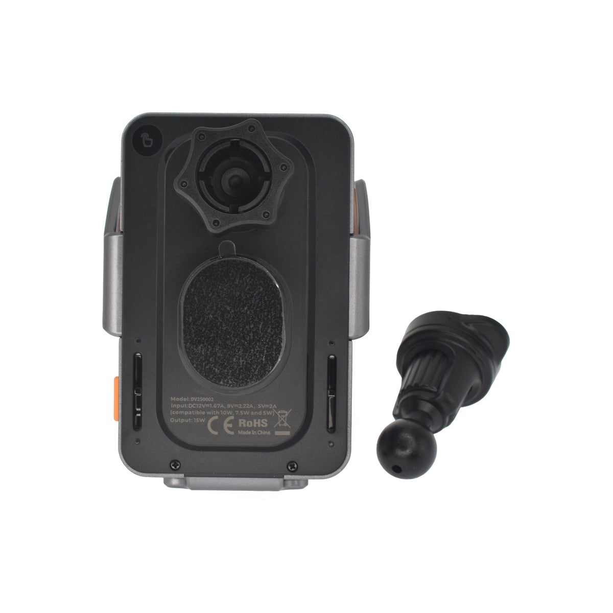 Dviced Wireless induction car mount charger - Gray