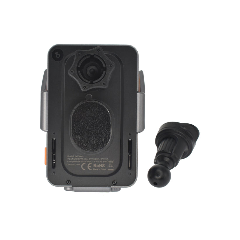 Dviced Wireless induction car mount charger - Gray