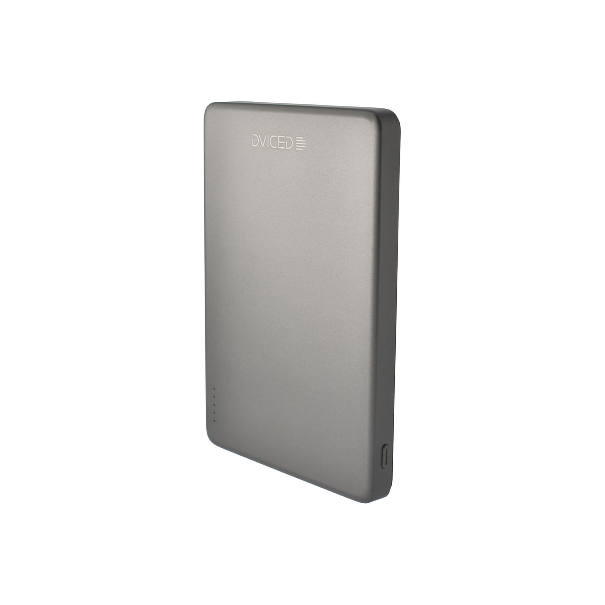 Dviced Ultrathin Power bank 5000mAh - Black/Grey
