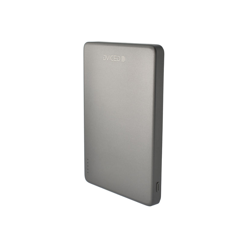 Dviced Ultrathin Power bank 5000mAh - Black/Grey