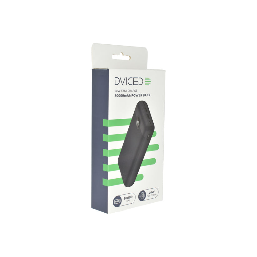 Dviced Power bank 30000mAh - Black