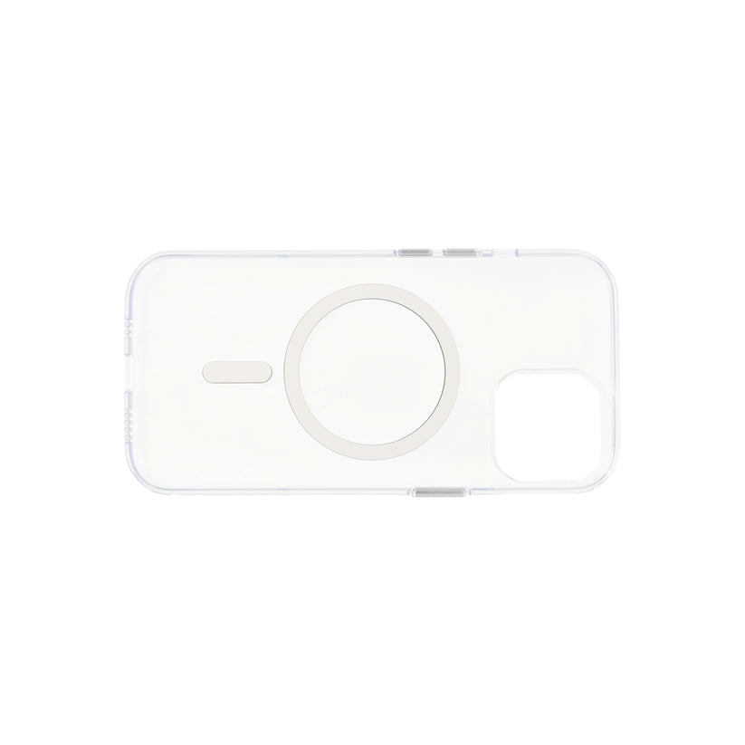 Dviced Magsafe iPhone 15 clear case - White