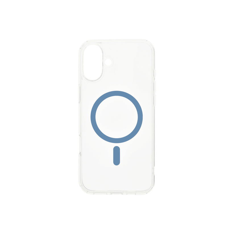 Dviced Magsafe iPhone 16  clear case - Blue