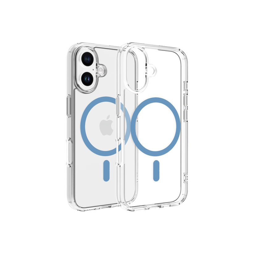 Dviced Magsafe iPhone 16  clear case - Blue