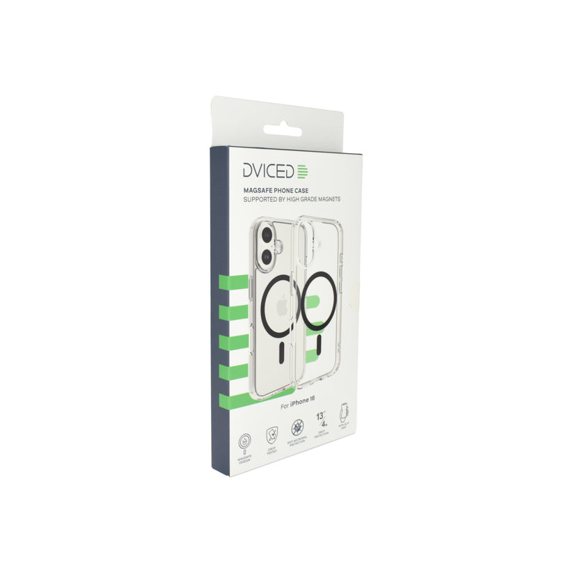 Dviced Magsafe iPhone 16  clear case - Black