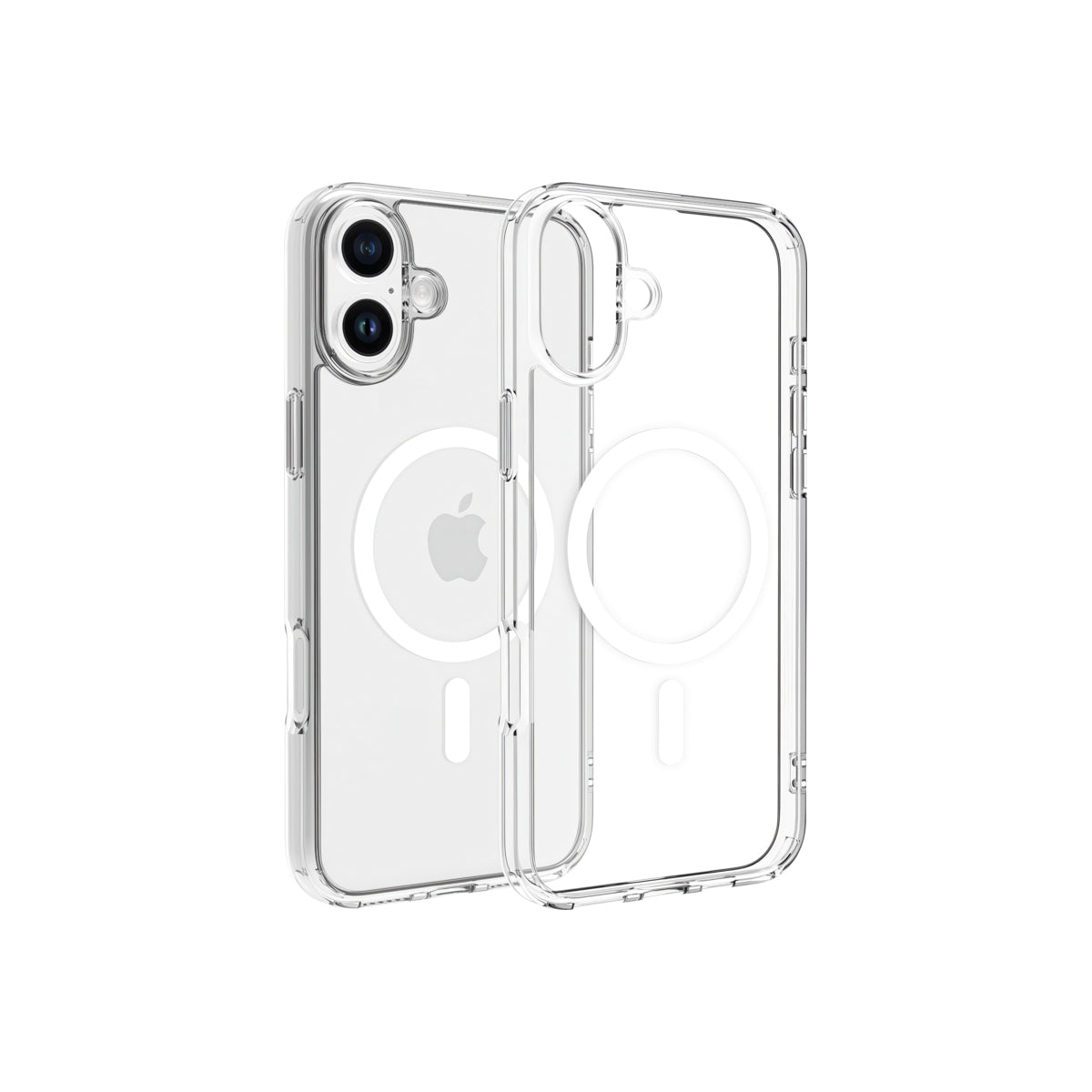 Dviced Magsafe iPhone 16 Plus clear case - White