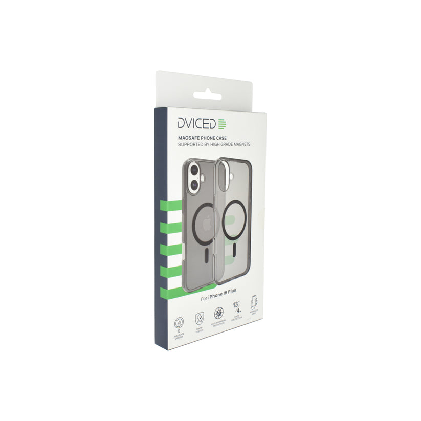 Dviced Magsafe iPhone 16 Plus smoke case - Black