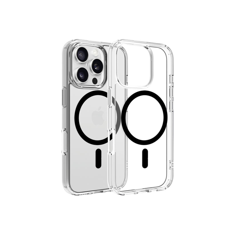 Dviced Magsafe iPhone 16 Pro clear case - Black