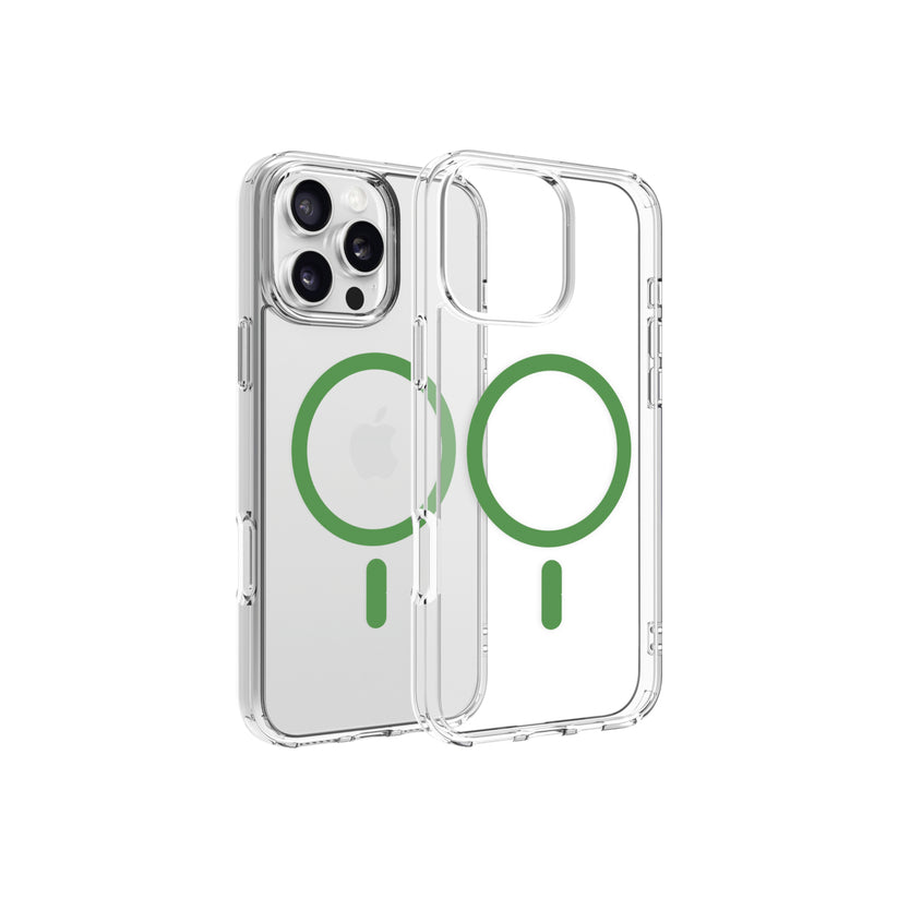 Dviced Magsafe iPhone 16 Pro Max clear case - Green
