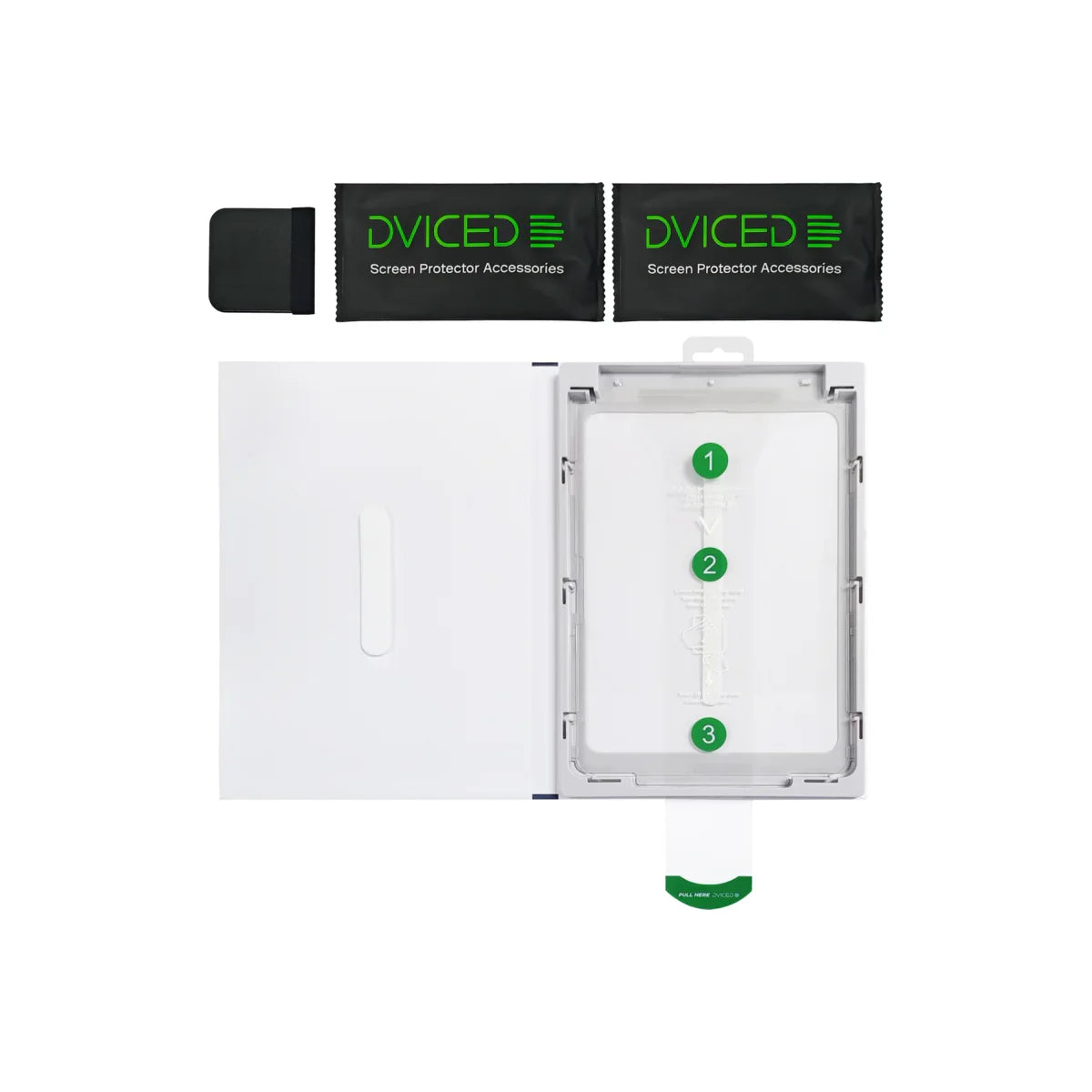 Dviced Tempered glass screen protector for iPad Air 11-inch with dust-free applicator