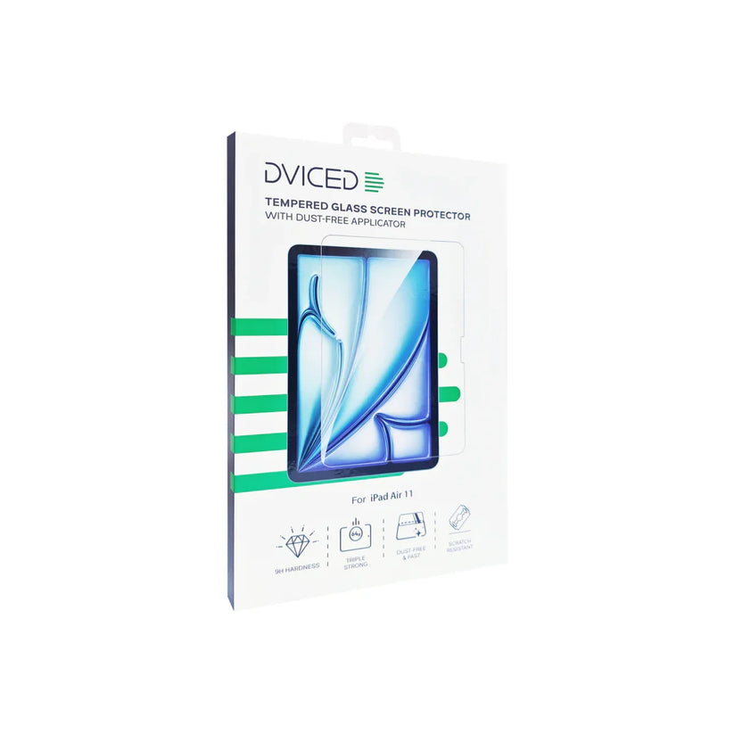 Dviced Tempered glass screen protector for iPad Air 11-inch with dust-free applicator