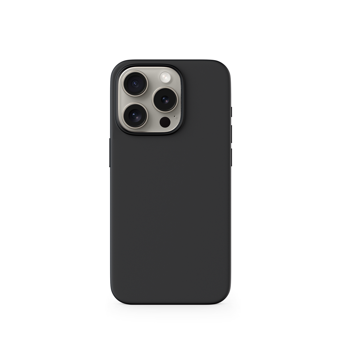 EPICO Mag+ Silicone Case Pro - Black - iPhone 16 Pro  Max