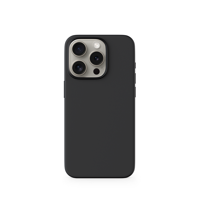 EPICO Mag+ Silicone Case Pro - Black - iPhone 16 Pro  Max