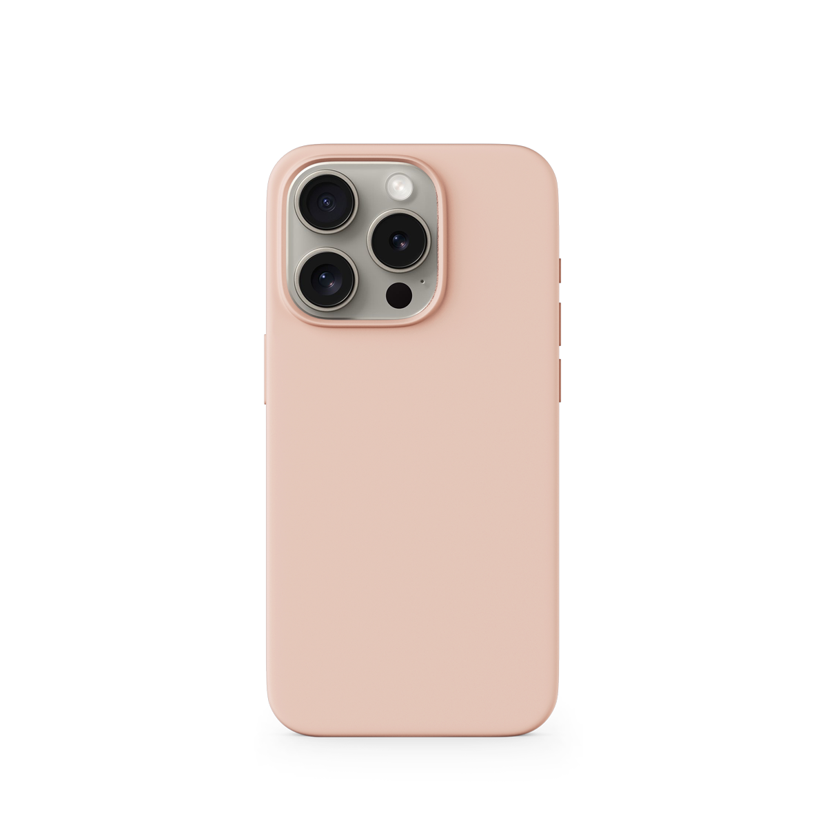 EPICO Mag+ Silicone Case Pro - Peach Pink - iPhone 16 Pro Max