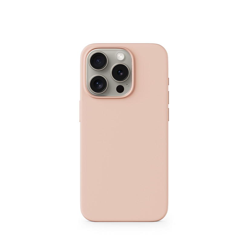 EPICO Mag+ Silicone Case Pro - Peach Pink - iPhone 16 Pro Max