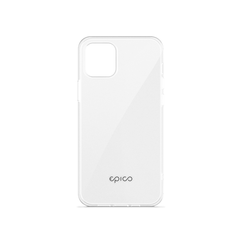 EPICO TWIGGY GLOSS CASE iPhone 12 / 12 Pro (6,1") - white transparent