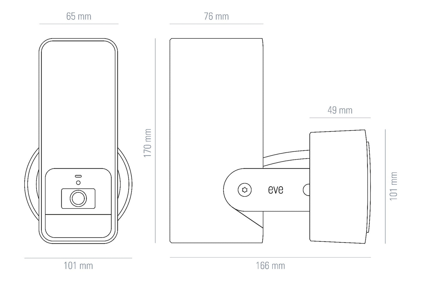 Eve Outdoor Cam Secure Floodlight Camera