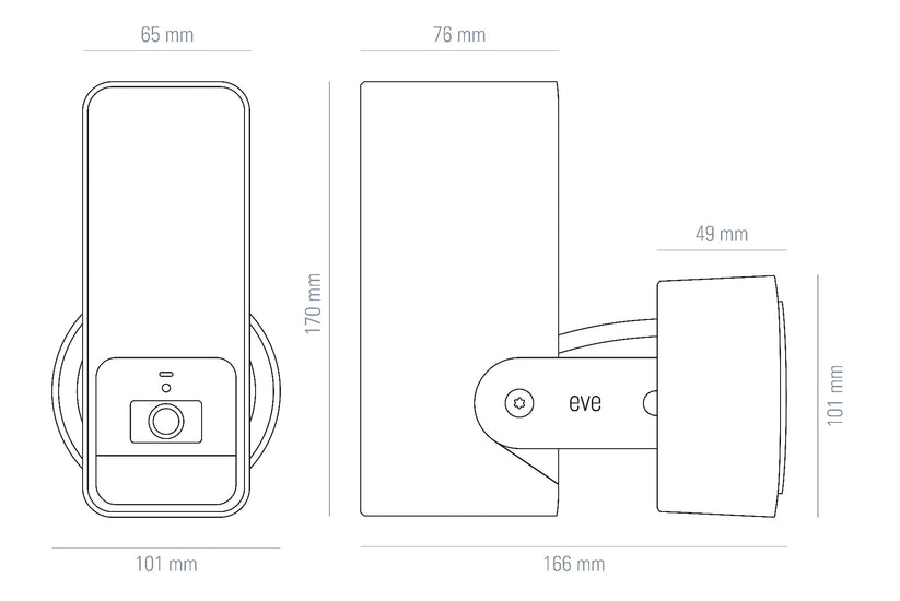 Eve Outdoor Cam Secure Floodlight Camera