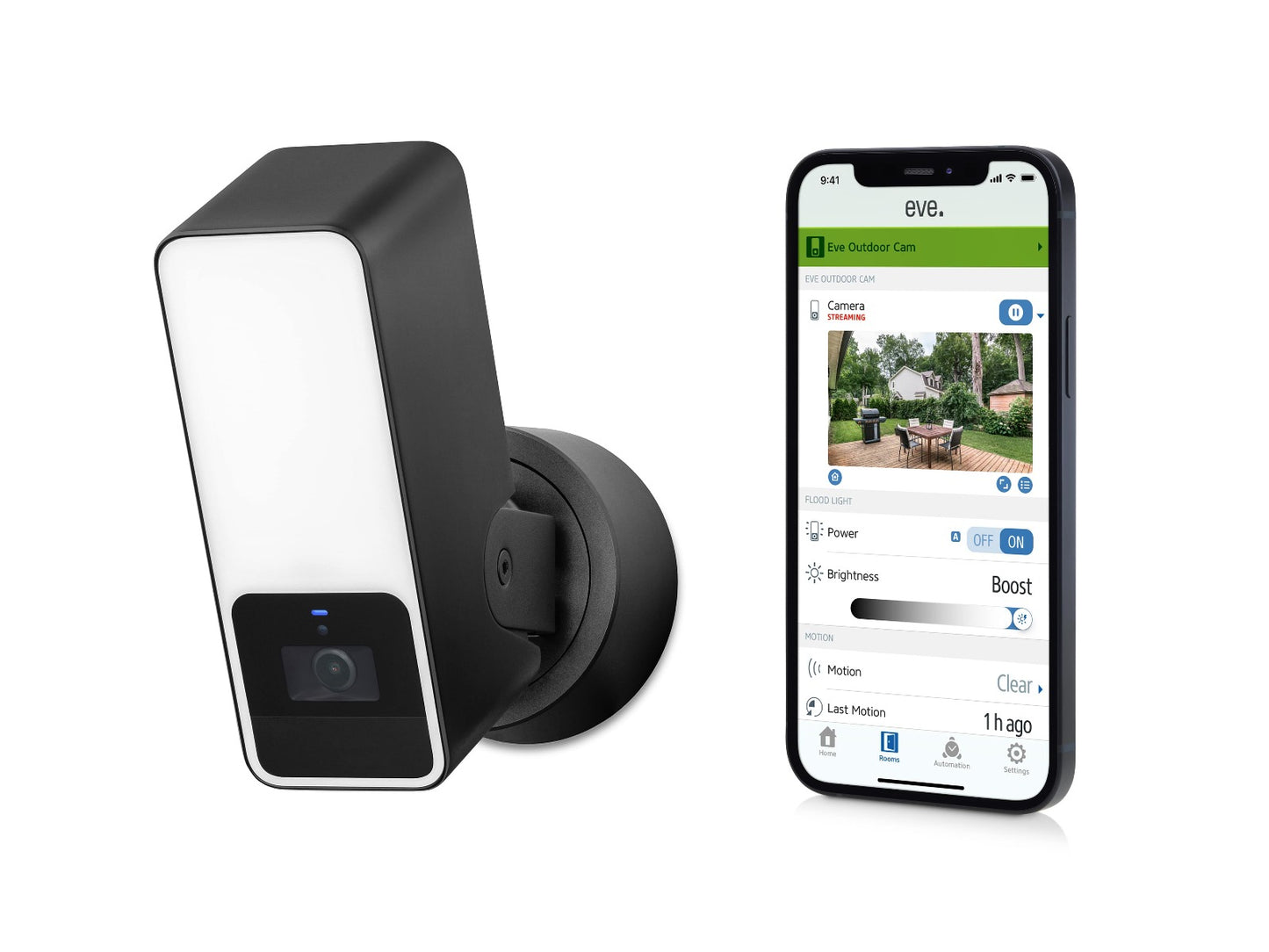 Eve Outdoor Cam Secure Floodlight Camera