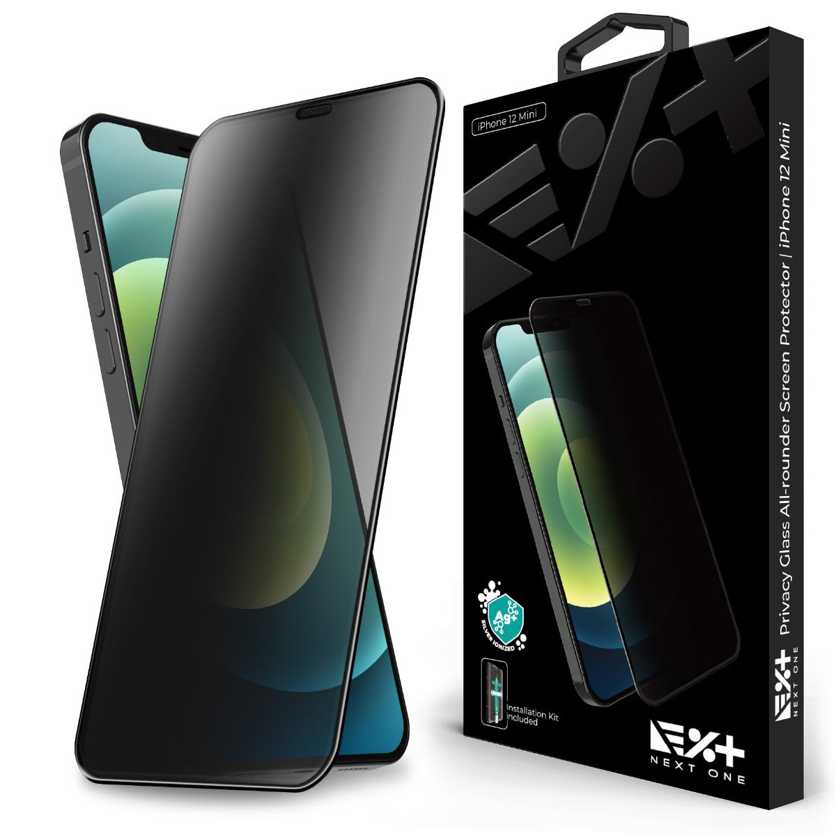 NEXT ONE заштитно стакло за iPhone 12 mini (PRIVACY)