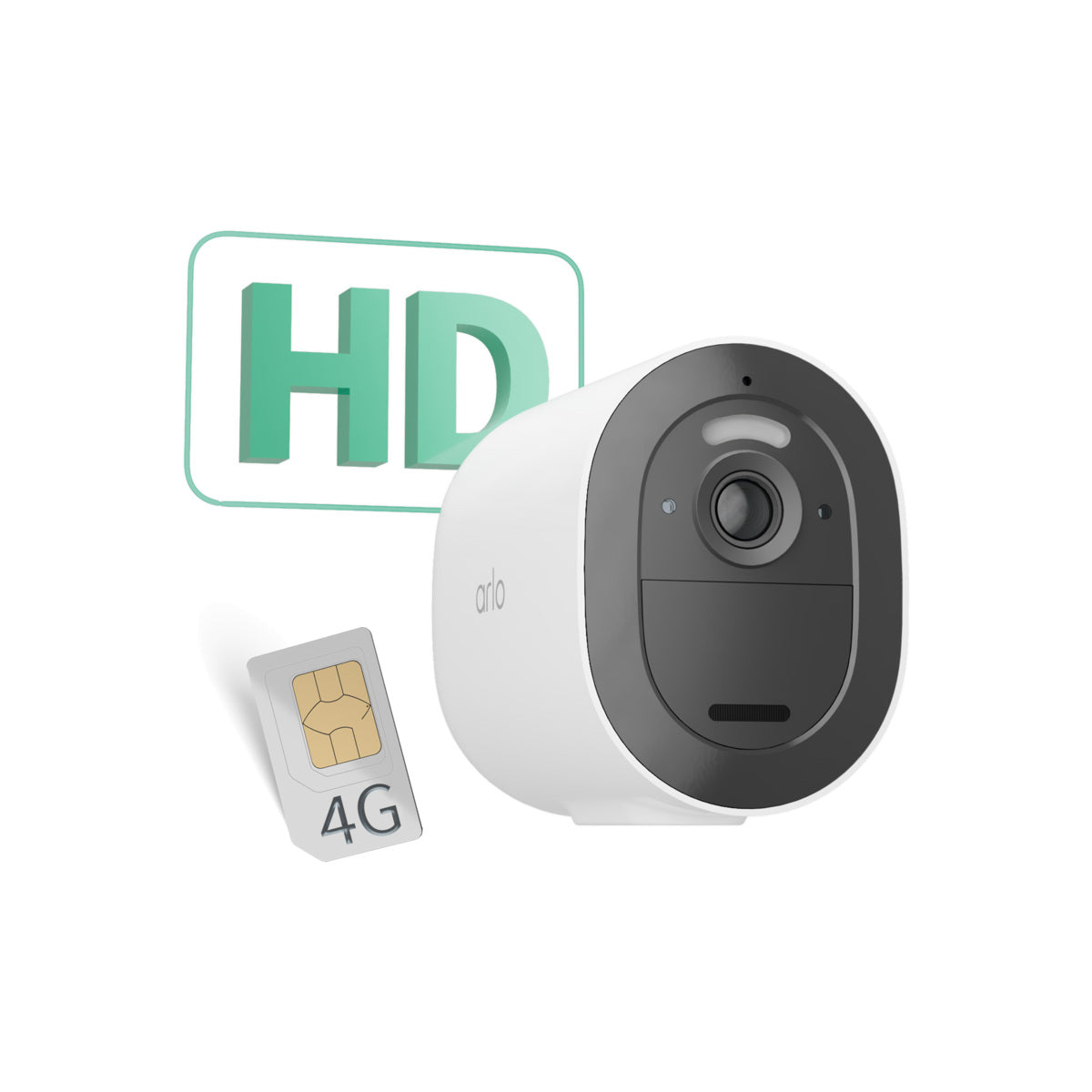 Arlo Go 2 3G/4G SIM Outdoor Security Camera - White