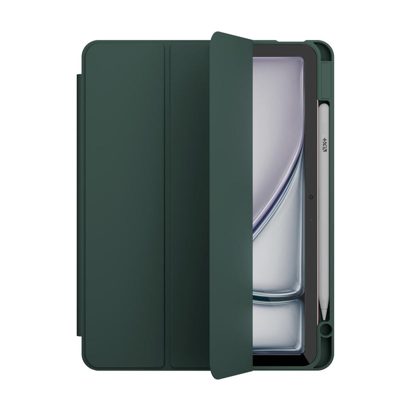 Husa de protectie Next One Rollcase pentru iPad Air 11" M2, cu suport pentru stilou, Verde