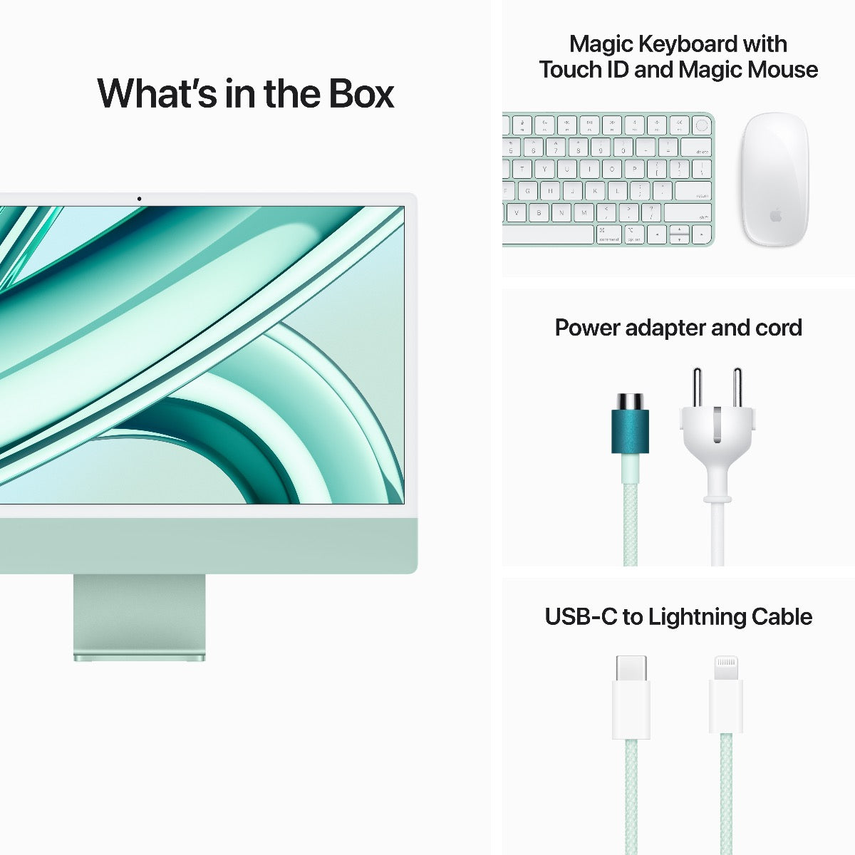 iMac M3 24" | 8 CPU | 10 GPU | 256 GB | Green