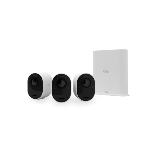 Arlo Ultra 2 Outdoor Security Camera 3 Camera Kit - White