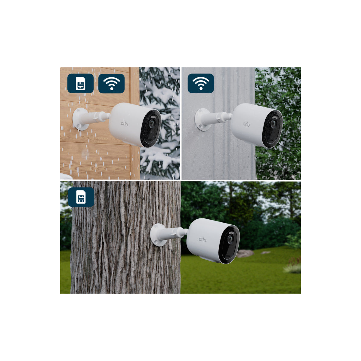 Arlo Go 2 3G/4G SIM Outdoor Security Camera - White
