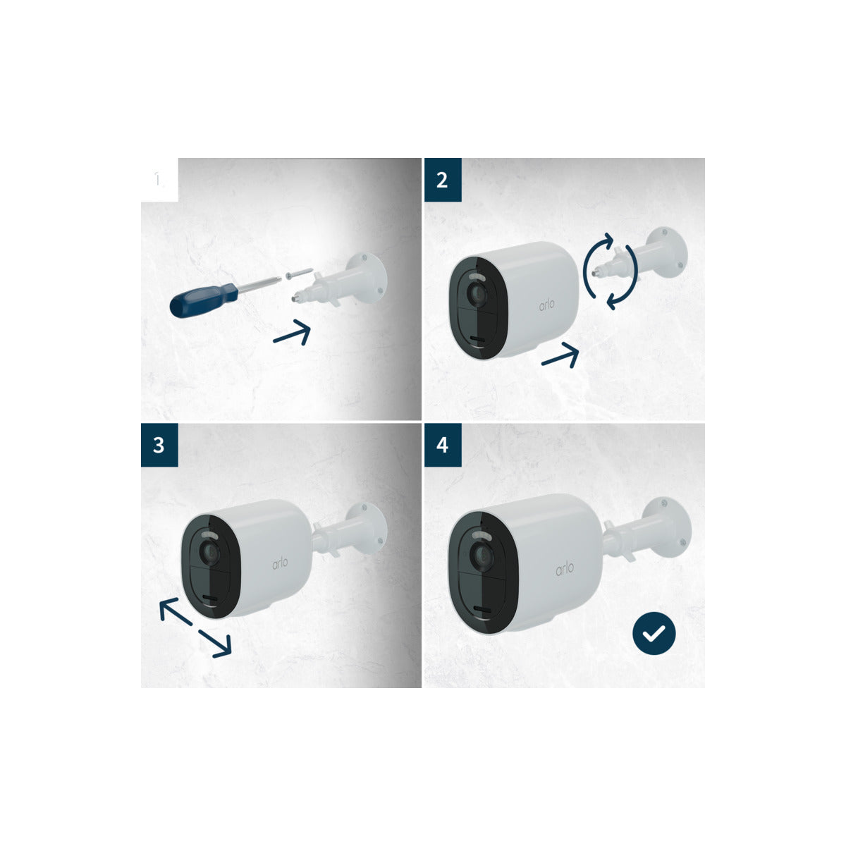 Arlo Go 2 3G/4G SIM Outdoor Security Camera - White