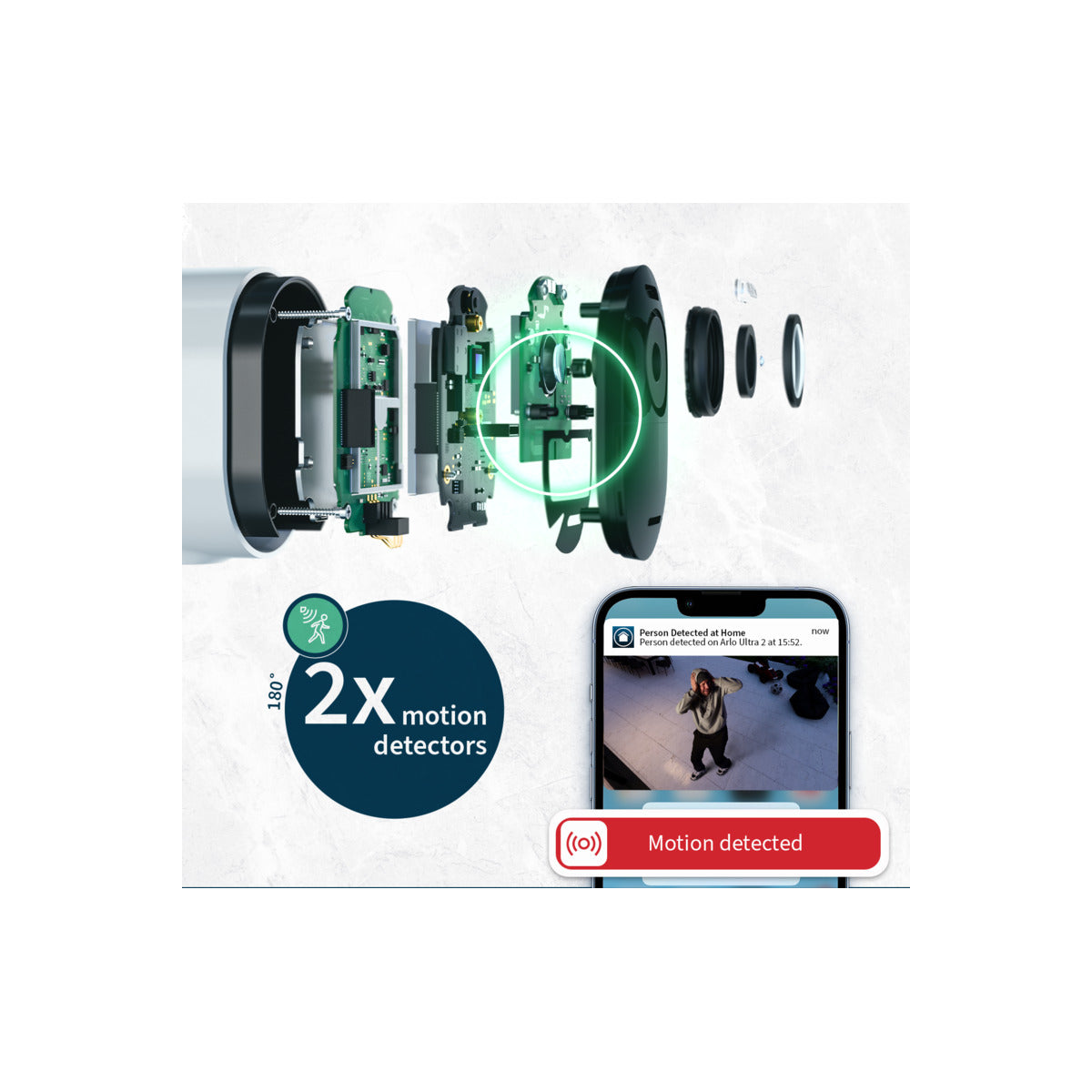 Arlo Ultra 2 Outdoor Security Camera 1 Camera Kit - Black