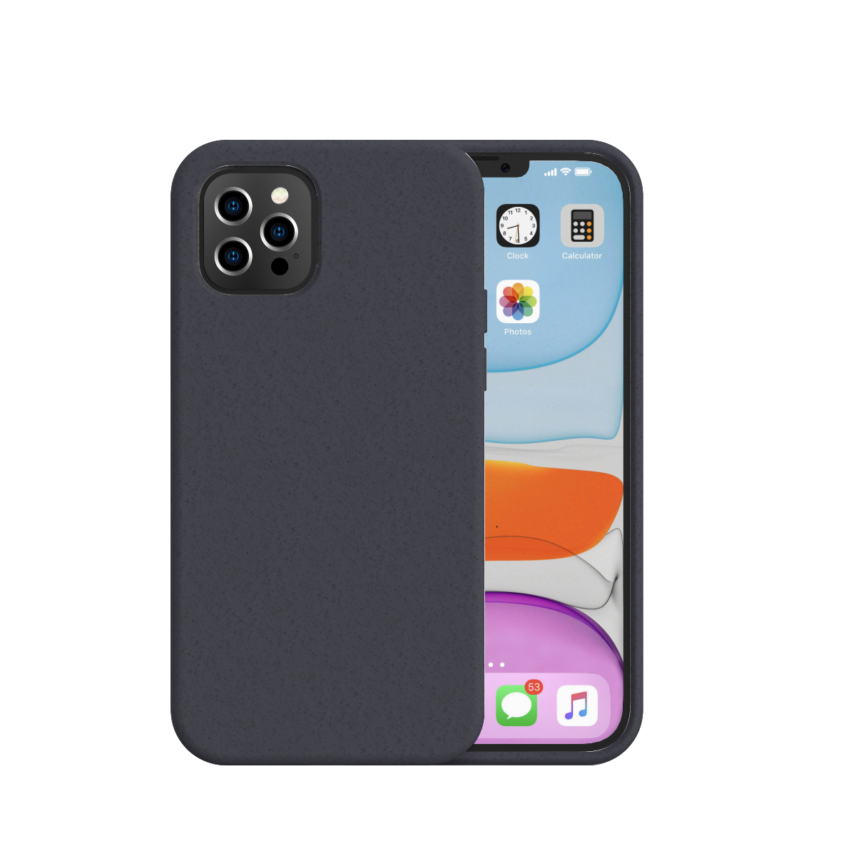 NEXT ONE ЕКО маска за iPhone 12 mini - црна