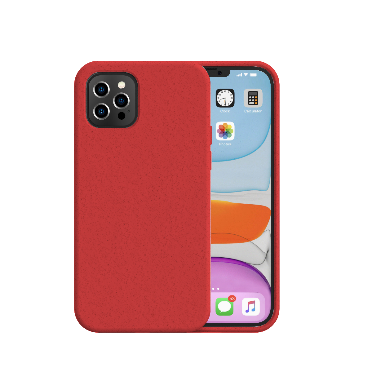 NEXT ONE ЕКО маска за iPhone 12 mini - црвена