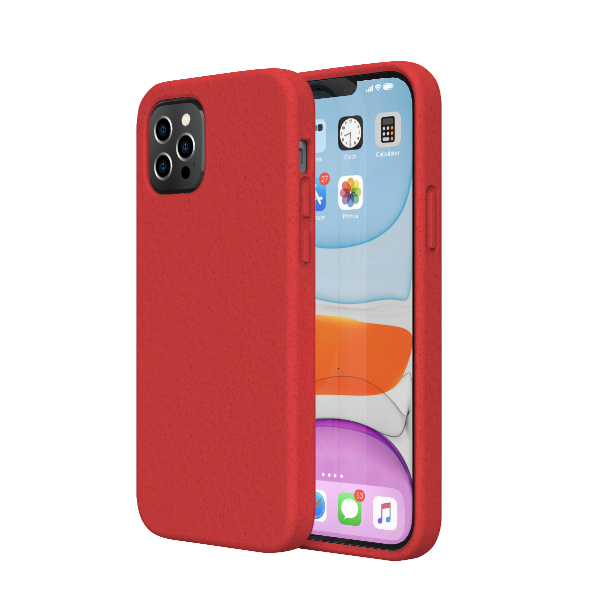 NEXT ONE ЕКО маска за iPhone 12 Pro Max - црвена