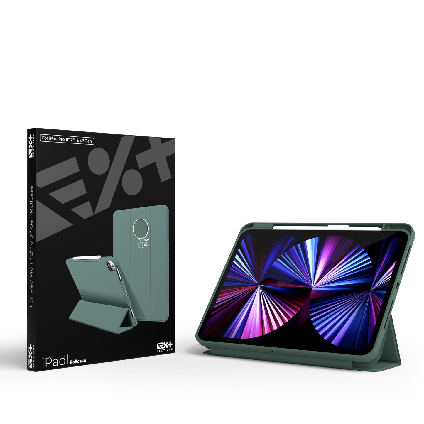 Next One Rollcase за iPad 11" - Leaf Green