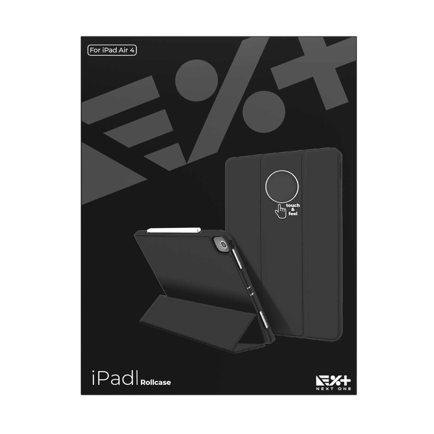 NEXT ONE BLACK ROLLCASE FOR IPAD AIR 4