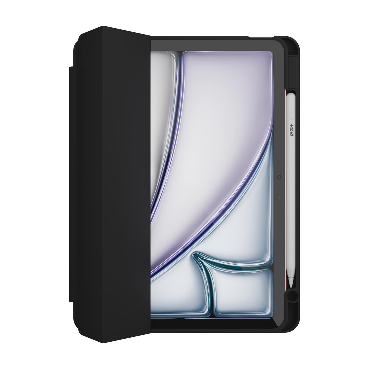 Husa de protectie Next One Rollcase pentru iPad Air 11" M2, cu suport pentru stilou, Negru