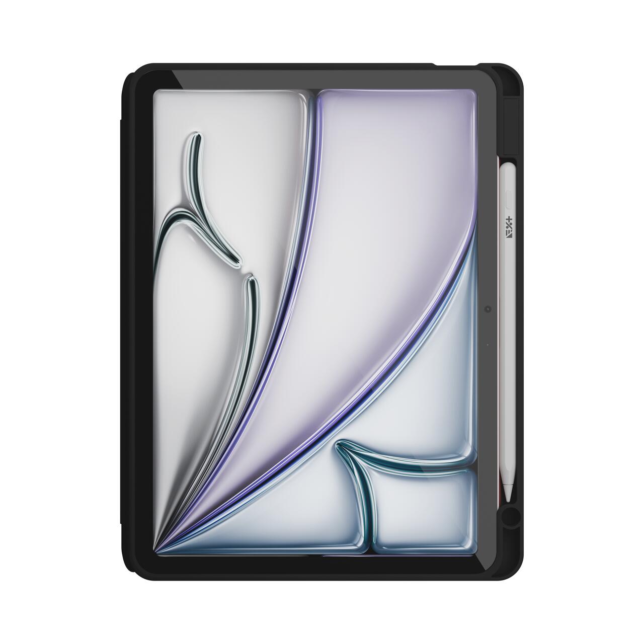 Husa de protectie Next One Rollcase pentru iPad Air 11" M2, cu suport pentru stilou, Negru