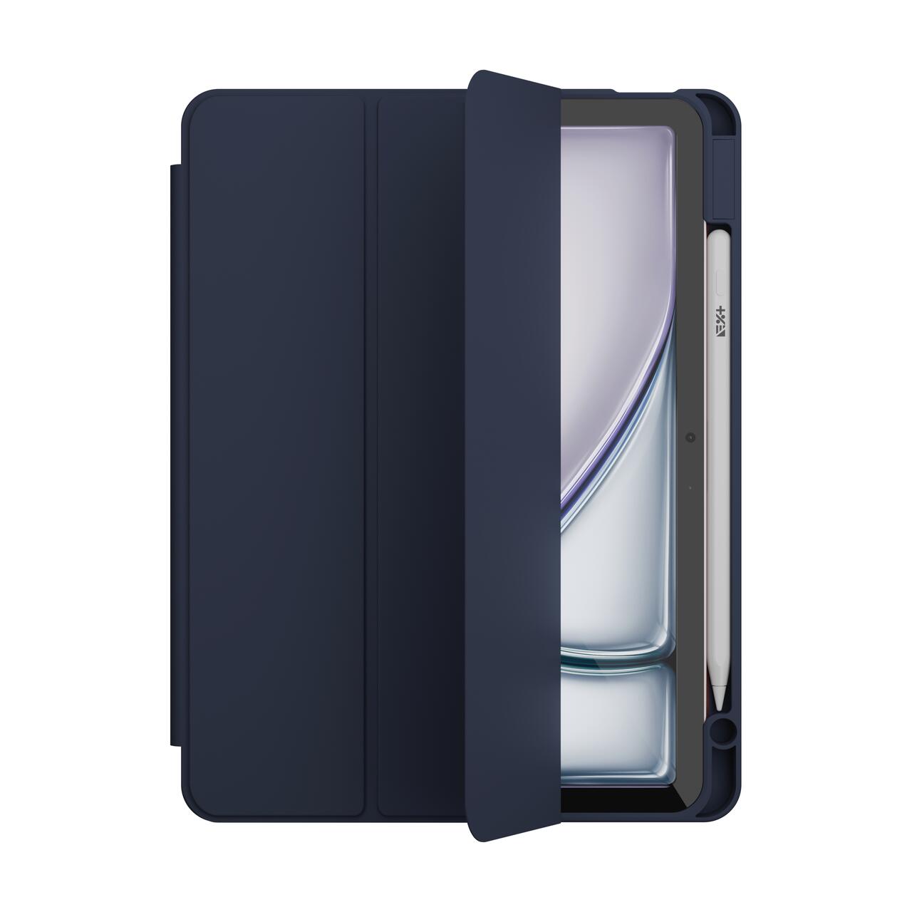 Husa de protectie Next One Rollcase pentru iPad Air 11" M2, cu suport pentru stilou, Albastru