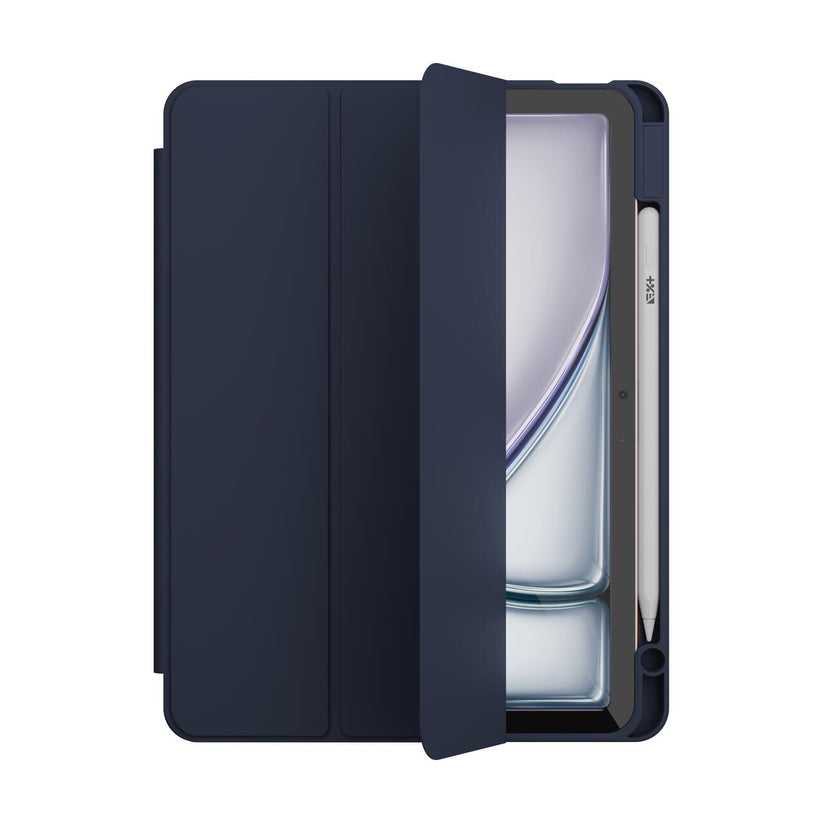 Husa de protectie Next One Rollcase pentru iPad Air 11" M2, cu suport pentru stilou, Albastru