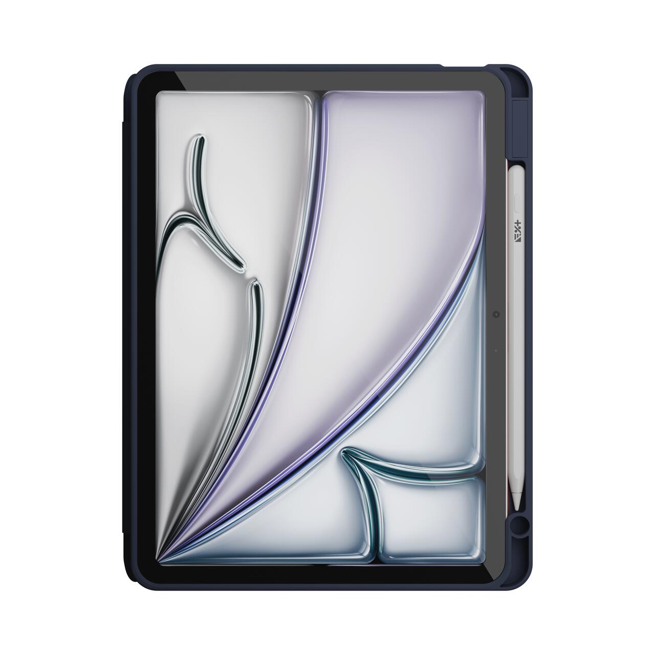 Husa de protectie Next One Rollcase pentru iPad Air 11" M2, cu suport pentru stilou, Albastru