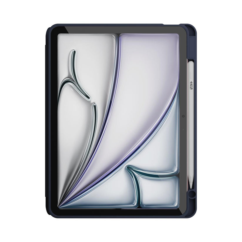 Husa de protectie Next One Rollcase pentru iPad Air 11" M2, cu suport pentru stilou, Albastru