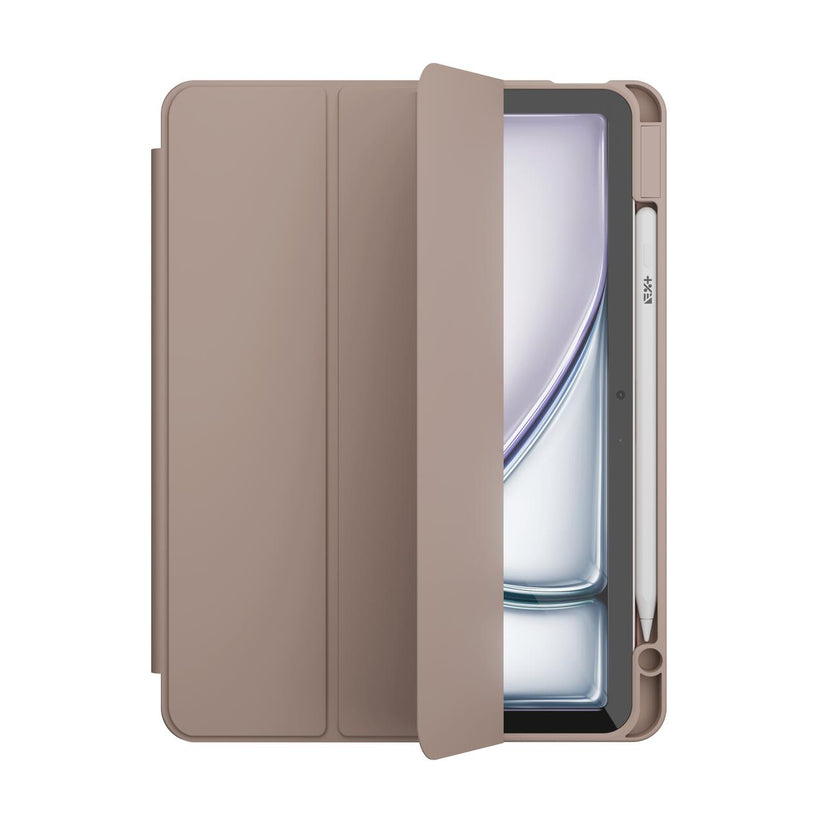 Husa de protectie Next One Rollcase pentru iPad Air 11" M2, cu suport pentru stilou, Roz