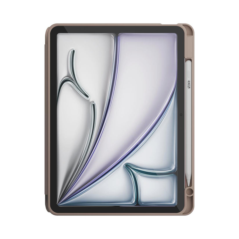 Husa de protectie Next One Rollcase pentru iPad Air 11" M2, cu suport pentru stilou, Roz