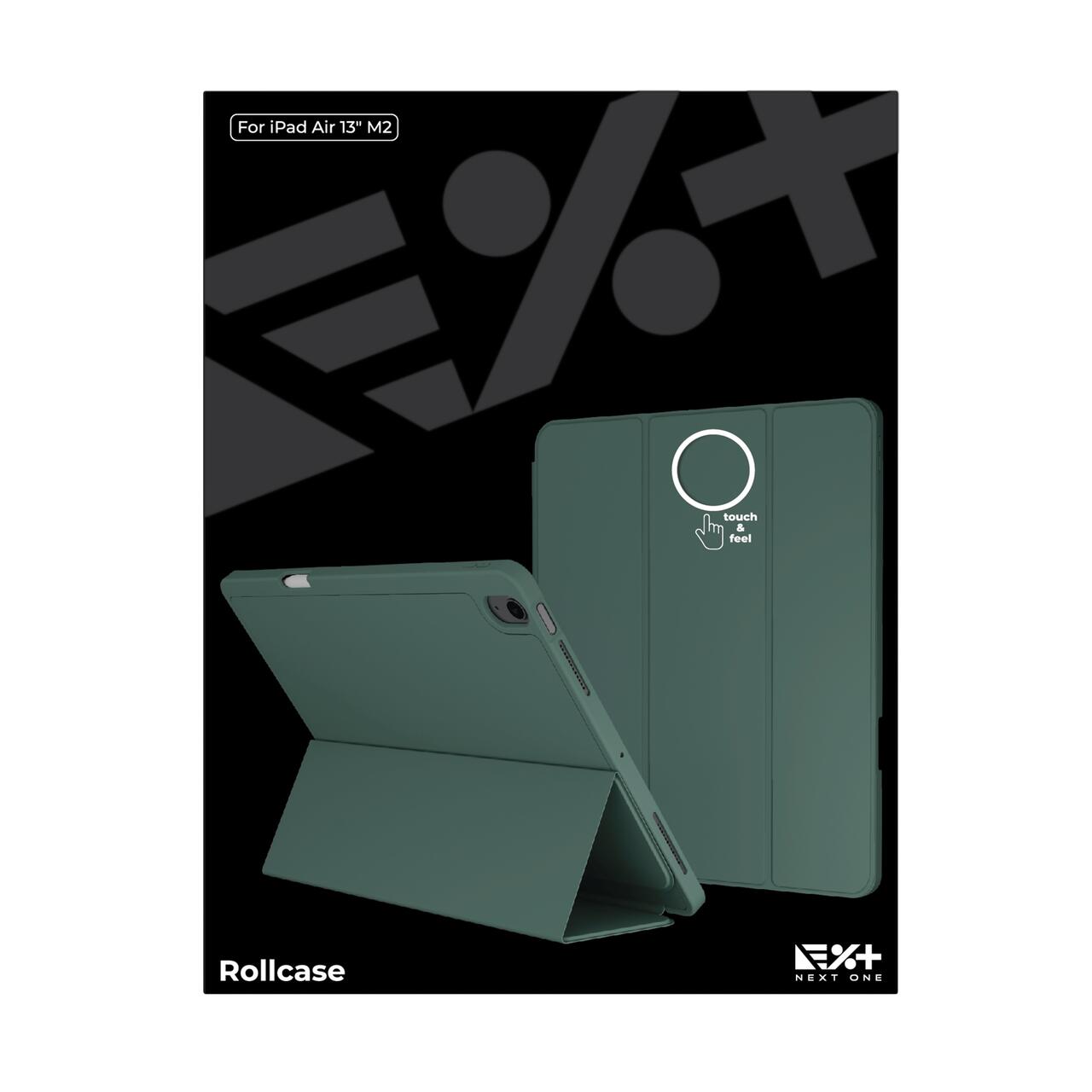 NEXT ONE GREEN ROLLCASE FOR IPAD AIR 13"" M2